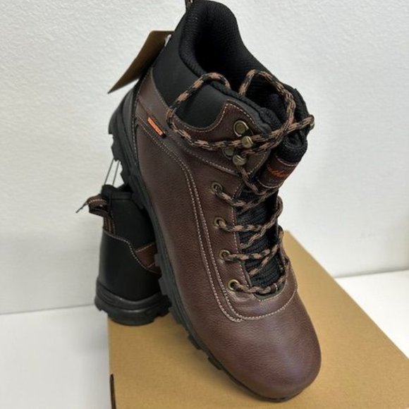 Weatherproof Vintage Jace  Men\'s  Hiker Boots Brown Size 12 New with Box